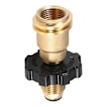 Miniatyrbilde 1 av 5: 1 stk. Propan Tankmåler Adapter Konverterer POL til QCC1 Camping Propan Erstatningsverktøy for Utendørs Matlaging Grill BBQ
