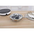 Miniatyrbild 4 av 5: Äggkokare med 4 Koppar - Äggkokare i Rostfritt Stål för Pocherade Ägg, Induktionshäll, Äggkokare Set med 4 Nonstick Stora Silikon Äggkokare Koppar