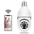 Miniatyrbild 1 av 5: 360° Panoramisk Glödlampskamera 1080P Mörkerseende Tvåvägs Audio Smart Rörelsedetektering Kamera 2025:e