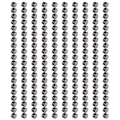 Miniatyrbilde 3 av 5: 200 stk. 5mm Mørkebrun Farge Silikonforet Micro Ringer Lenker Perler For I Bond Stick Tip Feather Ha