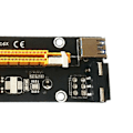Pikkukuva 4 / 4: PCI-E Riser -korttisetti PCIe 1X - 16X sovitin 4Pin SATA virta USB 3.0 kaapeli BTC