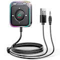 Pikkukuva 1 / 5: Joyroom Bluetooth 5.3 AUX Autoadapteri Kaksoismikrofonit Melunvaimennus Lähetin Hands Free Langaton Re