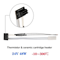 Miniatyrbilde 3 av 5: Termisk motstand i keramikk for P1P P1S 24V 48W varmeelement for 3D-utskrift Hotend