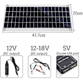 Miniatyrbillede 4 af 5: 300w 12v Solpanel Kit Batterilader 300 Watt 12 Volt Off Grid System Med 10a-60a Controller-11