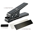 Miniatyrbild 2 av 5: Gitarrplockspunchset med 2 plockremsor 2 sandpapper Lättanvänd DIY-plocktillverkare Underbar present till gitarrister Födelsedagar Familj Vänner A