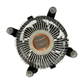 Miniatyrbild 3 av 5: CPU-kylfläkt 4-stiftskontakt CPU-kylare med kopparränna för I3/I5/I7 Socket 1150/1151/1155/