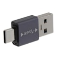 Pikkukuva 4 / 5: USB 3.0 - Type-C urossovitin kannettavan laturikaapelille, datan synkronointi, latausmuunnin, liitin, 10 Gbps nopeus, 2025. malli