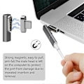 Miniatyrbild 3 av 5: Ny 100W 20 PIN MAGNETISK USB C PD Laddningskabel Snabbladdning 10 Gbps 4K Video @ 60Hz för Macbook P