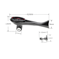 Miniatyrbillede 5 af 5: For SL7 Stem Mount Holder Cykelcomputer Kamera Styrstang Forlængelse Support Holder