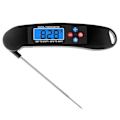 Miniatyrbild 2 av 5: Talande Digital Kötttermometer Super Snabb Instant Läsning Termometer Med Bakgrundsbelyst Funktion Svart