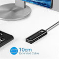 Pikkukuva 3 / 5: 10 Gbps 6-in-1 USB-hubiadapteri Type-C - 4x USB 3.2 Gen 2 10 Gbps SuperSpeed USB C - USB-hubi SD 2.0