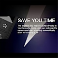 Miniatyrbild 2 av 5: Trådlös Smart Fjärrkontroll för Hero 12/11/10/9/8 LED Färgdisplay Batteri 50M Kontroll Handled S