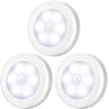 Miniatyrbillede 1 af 5: Bevægelsessensor Lys, Batteridrevne LED Natlamper, Klæb-hvor-som-helst Skabslys Trappelys, Væglamper Til Gang, Badeværelse, Soveværelse, Køkken