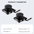 Miniatyrbild 5 av 5: 2 ST Hall Effect Joystick Switch/Lite/OLED Joycon Analog Tumspak Inget Glid Hall Elektromagnet