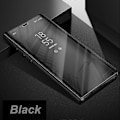 Pikkukuva 4 / 4: Samsung Galaxy S10:lle suojaava läpinäkyvä Clear View Folio -kotelo - Musta Fs