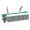 Miniatyrbild 3 av 5: Bilklocka Universal Digital Klocka Datum 3 I 1 LCD-Skärm Elektronisk Temperatur Nattlys Trim Grön