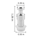 Miniatyrbillede 3 af 5: Dampudløserhåndtag Flydeventil Reservedele med 3 Silikonehætter til Instantpot Duo 3, 5, 6 QT, Duo Plus 3, 6 QT