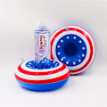 Miniatyrbillede 2 af 5: Flydende Poolbar, Oppustelig Poolmadras, 10 stk. Oppustelig Kopholder Amerikansk Flag Flydende Vandkopholder Drikkevareholder