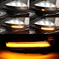 Pikkukuva 5 / 5: Dynaaminen LED-vilkkuvalo Sivupeilin valo Skoda Octavia Mk3 A7 5E T-Roc Troc 2014-2020