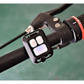Miniatyrbilde 3 av 4: Baklykter for sykkel, trådløs kontroll, konstant/blinkende, USB-oppladbar (1 stk, svart)