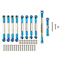 Miniatyrbilde 1 av 5: for C14 C24 C24-1 B14 B24 1/16 RC Bil Oppgraderingsdeler Metall Trekkstang Styrekobling Stangsett Tilbehør