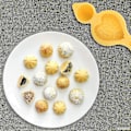 Miniatyrbillede 5 af 5: Månekageform Hjerte Cookieform - 4 Former Form Maamoul Cookies Månekagestempel Cookieform-ZZY