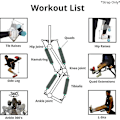 Pikkukuva 4 / 5: Tib Bar -laitteet Tibialis-harjoitteluun, polvet varpaiden yli, sääriluun dorsi-pohjelihaskone, apinan jalat, painonnosto, Tibialis-tanko kuntosalille