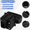Miniatyrbilde 5 av 5: For Peugeot 3008/5008 308 Citroen C4 Picasso Grand C4 II DS4 DS5 DS6 Elektronisk Parkeringsbrems Håndbremsbryter Direkte Erstatning