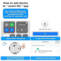 Miniatyrbillede 4 af 5: Tuya WiFi Oversvømmelsessensor Smart Life App Vandlækagesensor Detektion Høj Lydalarm Linkage Alert Applikation