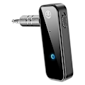 Miniatyrbillede 2 af 2: Bluetooth 5.0 Sender og Modtager, 2-i-1 Trådløs 3.5mm Adapter 2 Enheder Samtidigt Bluetooth 5.0 Sender til TV/hjemmelydsystem/bil