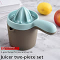 Miniatyrbillede 2 af 5: Citron Appelsin Juicer Manuel Håndpresser Rotationspresse Nem Hældetud Opvaskemaskine Sikker Effektiv Frugtjuicer til Druer Jikaix