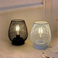 Miniatyrbild 2 av 5: Metallbur Led-Lykta Batteridriven Ljus Med Led Perfekt För Bröllop Fester Patio Evenemang Natt