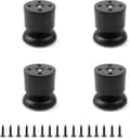 Adjustable Furniture Legs - 4-Piece Height Adjustable Table Leg Set - Metal Table Legs - Suitable for Tables, Cabinets, Sideboards, and Sofas 0XBIT