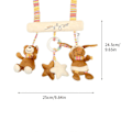 Miniatyrbillede 3 af 5: Fidget Legetøj Baby Hænge Legetøj Med Bjørn Baby Legetøj Spædbarn
