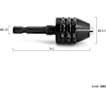 Miniatyrbillede 2 af 3: 0,6-8 mm spændeskruetrækker borepatron nøgle slagboremaskine borepatron frigørelse borebit adapter 1/4\" hex skaft