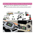 Miniatyrbillede 4 af 5: 12V 24V 36V 48V 60V 72V LED Batterimonitor Måler Batteri Brændstofmåler Indikator Lithium Ion Batteritest