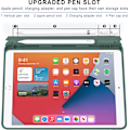 Miniatyrbild 3 av 5: iPad 10.2 Fodral (9:e generationen 2021) & (8:e generationen 2020) & (7:e 2019) Auto Wake / Sleep Funktion Stående Omslag