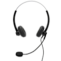 Pikkukuva 4 / 5: Langallinen puhelinheadset Melunvaimennus Binaural Liiketoimintakuulokkeet mikrofonilla Call Center -asiakaspalveluun USB-liitäntä