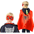 Miniatyrbilde 4 av 5: Superhelt-kapper for barn Superhelt dobbeltsidige kapper og maske Beste superheltleker og gaver til barn (3 stk)