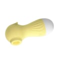 Miniatyrbillede 3 af 5: Massagemaskine til Kvinder - Sprog Sugning, Stærk Vibration, Havhest Form, Gul