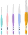 5-piece ergonomic crochet hook set - 8mm to 20mm - For chunky yarn/DIY