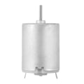 Pikkukuva 1 / 5: 8000RPM 9V 68mA Korkeamagneettinen Sylinterimäinen Mini DC-moottori Hopea
