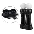 Miniatyrbillede 2 af 5: PS4 VR Controller Dobbelt Opladningsdockningsstation til PlayStation Move-håndtag
