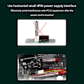 Pikkukuva 4 / 5: Ngff M.2 - Pci-e 4x -nousukortti M2 M-avain Pcie X4 -adapteriin Led-merkkivalolla Sata-virtanousukortti varten