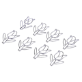 Miniatyrbillede 4 af 4: 50 stk. Tulip Papirclips Sødt Lilla Tulip Design Holdbart Metal Bredt Anvendt Blomster Papirclips til No 2024THO