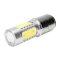 Miniatyrbilde 3 av 5: Motorsykkel Frontlykt 12V H6 BA20D 4 COB LED Hvit Pære Lys Passer for Moped ATV Frontlykt