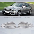 Miniatyrbilde 2 av 5: Bil Venstre+Høyre LED Sidespeil Blinklys for - W639 W204 S204 A2048200721 A2048200821