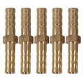 5st 6mm Innerdiameter Luft Gas Rak Slang Rör Anslutningskoppling