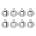Miniatyrbilde 4 av 5: 8 stk Metall 8 mm Universelle Gasskomfyr Kontrollknapper Adaptere Ovn Bryter Matlaging Kontroll Låser Gasskomfyr