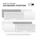 Miniatyrbild 2 av 5: BESTAND Justerbart skrivbordsställ för Apple Magic Trackpad 2/3/Magic Keyboard 2/3
